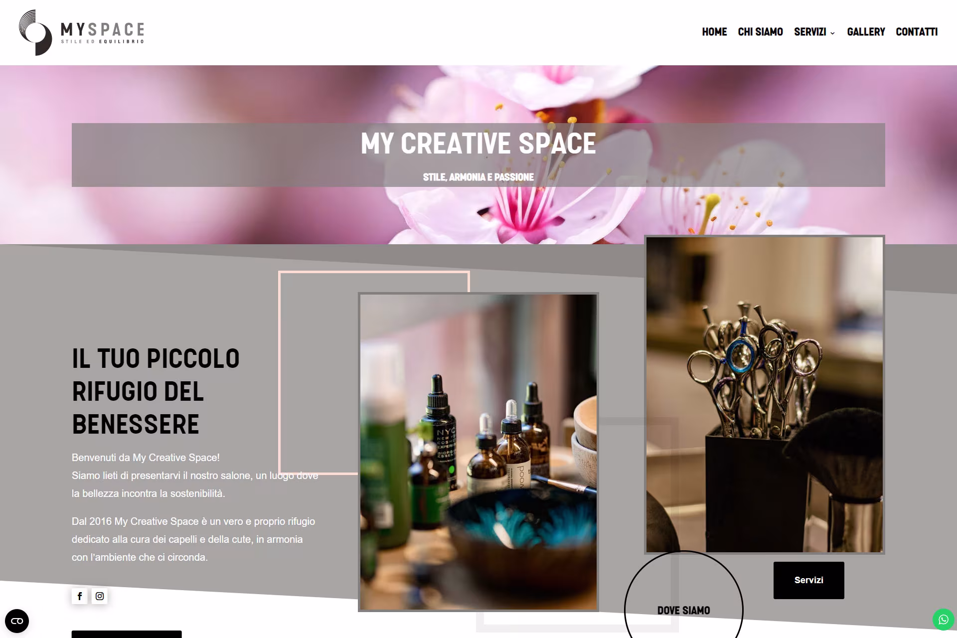 realizzazione-siti-web-bologna-portfolio-my-creative-space Immagine Raffigurante il Sito Web Sviluppato per My Space