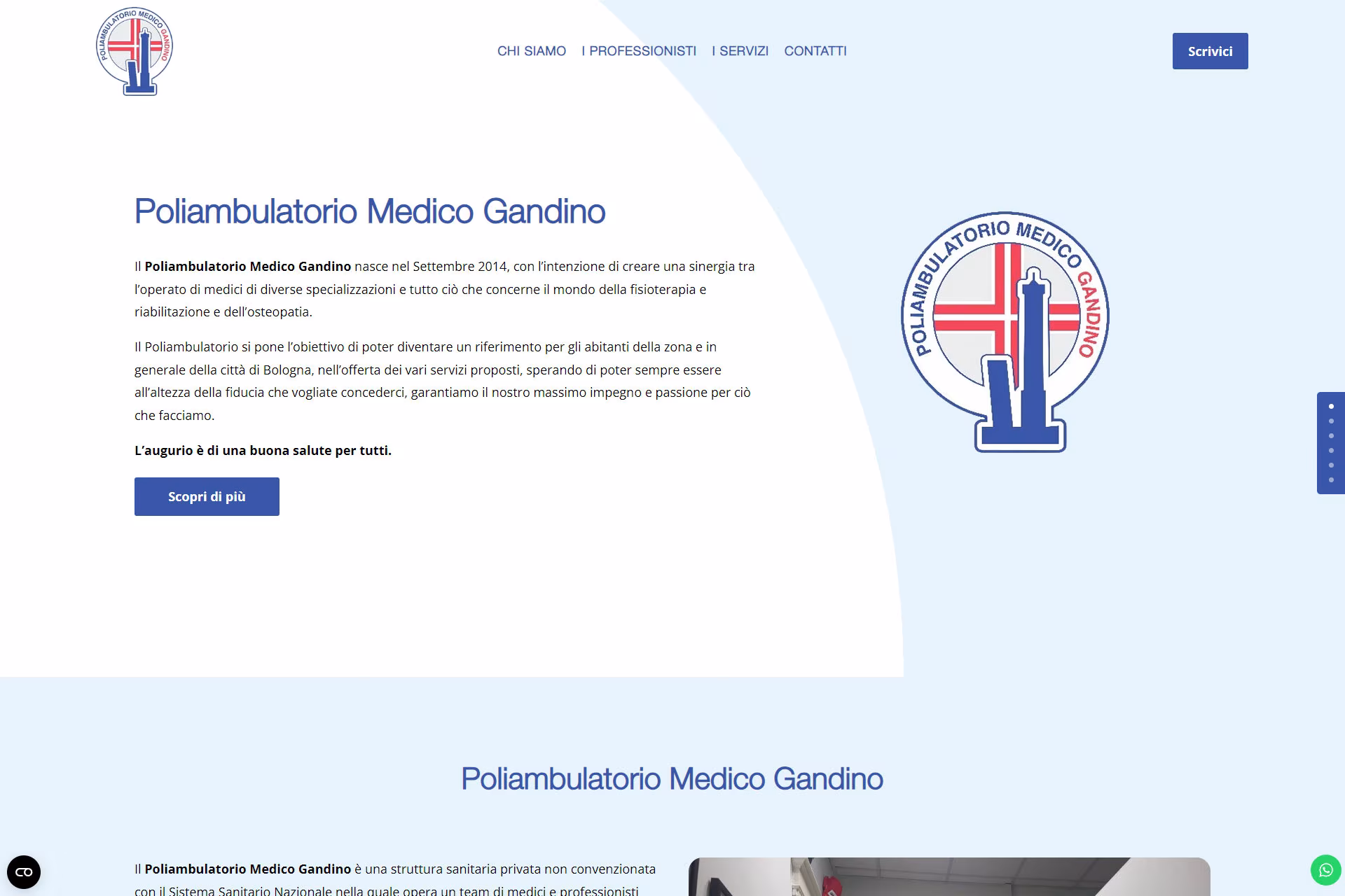 realizzazione-siti-web-bologna-portfolio-poliambulatorio-medico-gandino Immagine Raffigurante il Sito Web Sviluppato per Poliambulatorio Medico Gandino