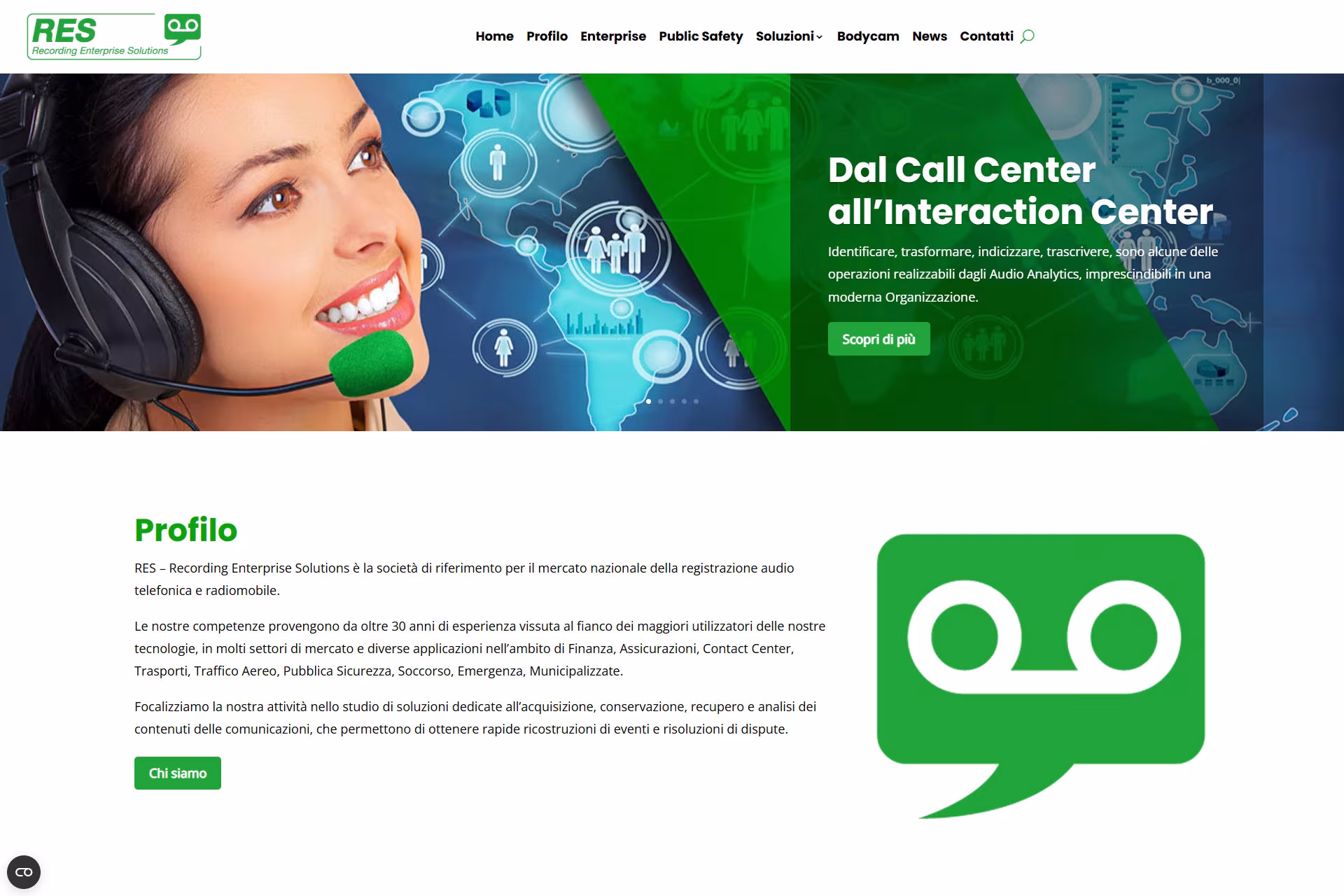 realizzazione-siti-web-bologna-portfolio-res-srl Immagine Raffigurante il Sito Web Sviluppato per RES Recording Enterprise Solutions SRL